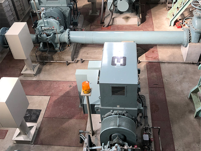 第2揚水機場 500kw ３台